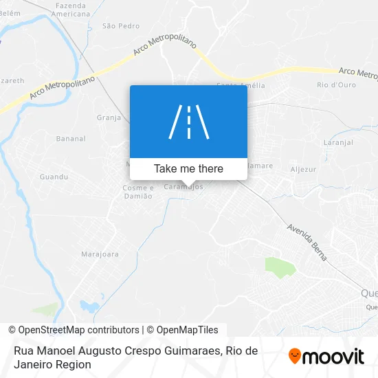Rua Manoel Augusto Crespo Guimaraes map