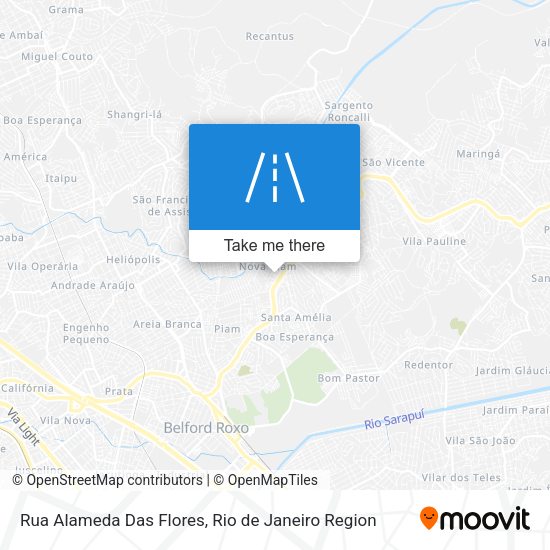Rua Alameda Das Flores map