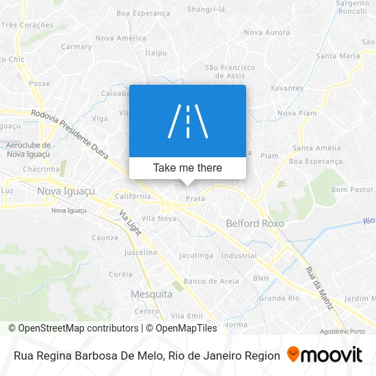 Rua Regina Barbosa De Melo map