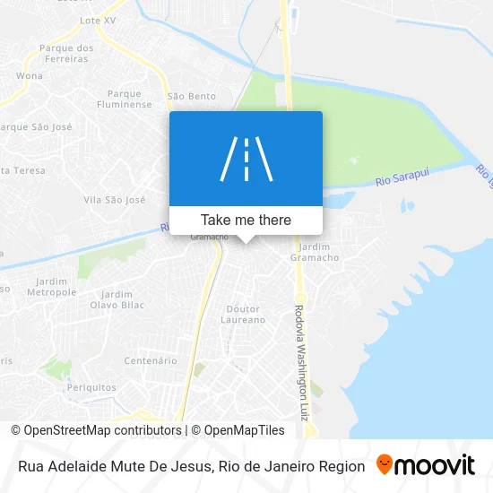 Rua Adelaide Mute De Jesus map