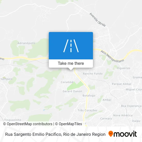 Rua Sargento Emilio Pacifico map