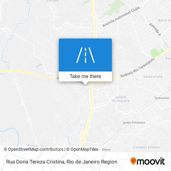 Rua Dona Tereza Cristina map