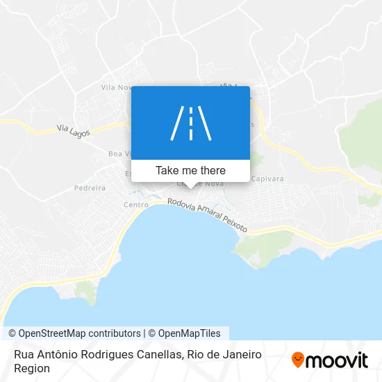 Rua Antônio Rodrigues Canellas map