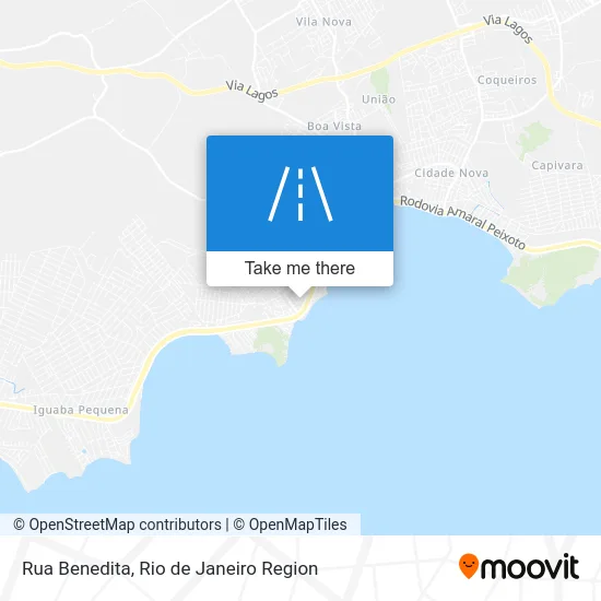Rua Benedita map