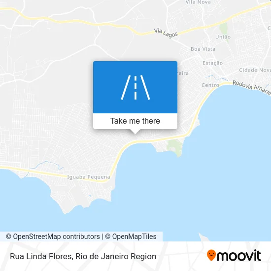 Rua Linda Flores map