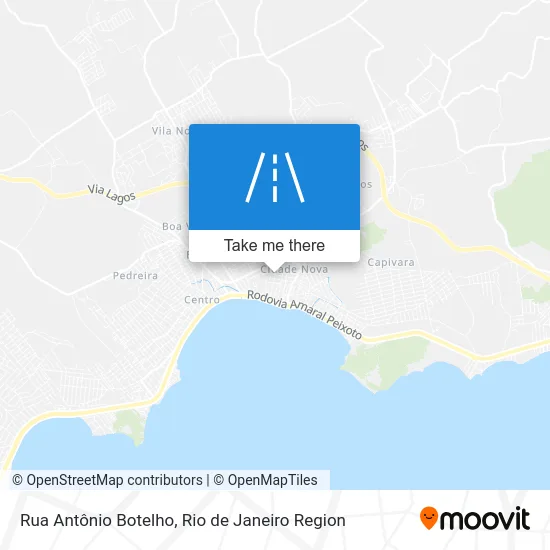 Rua Antônio Botelho map