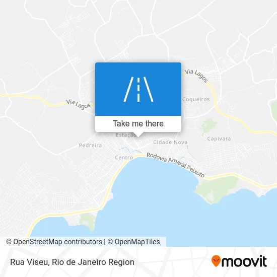 Rua Viseu map