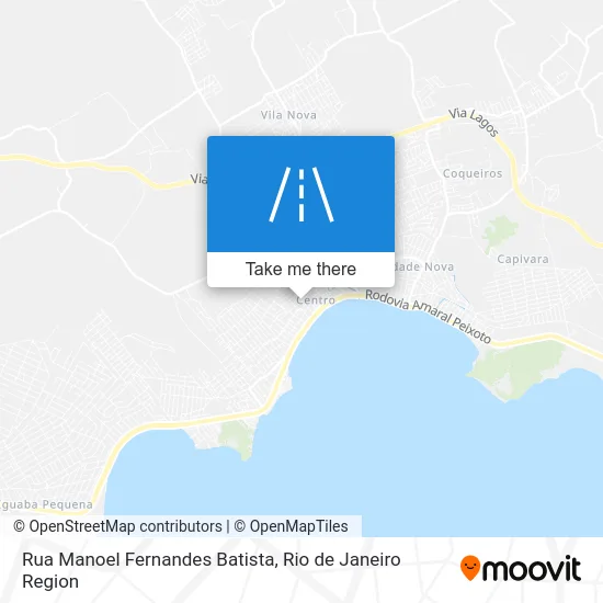 Rua Manoel Fernandes Batista map