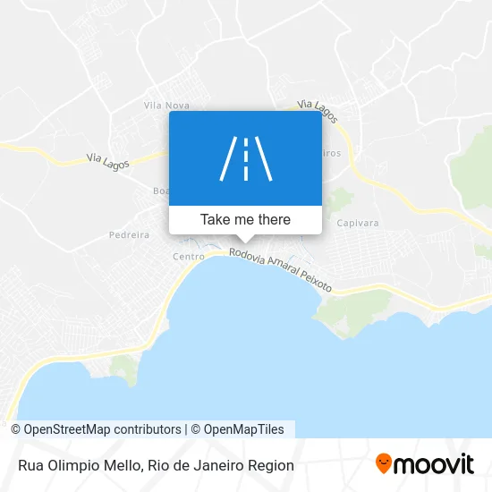 Rua Olimpio Mello map