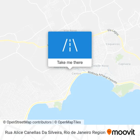 Rua Alice Canellas Da Silveira map