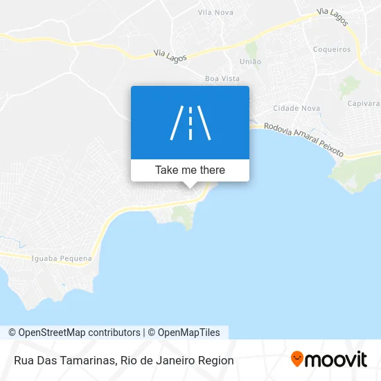 Rua Das Tamarinas map