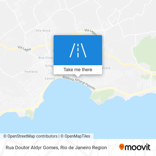 Rua Doutor Aldyr Gomes map