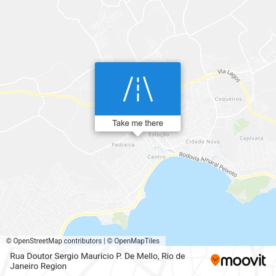 Rua Doutor Sergio Mauricio P. De Mello map