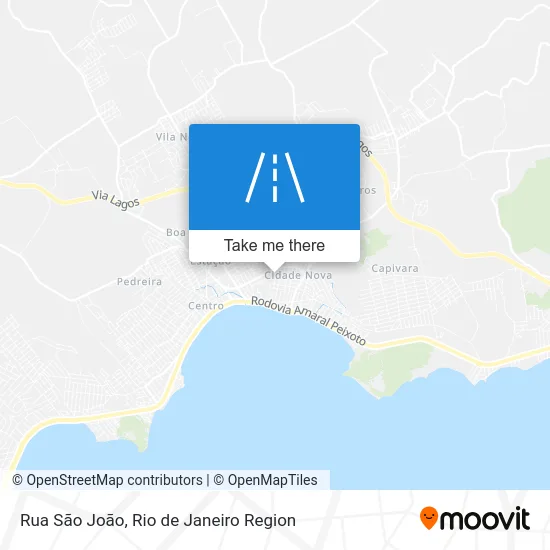 Rua São João map