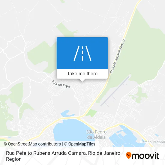Rua Pefeito Rubens Arruda Camara map