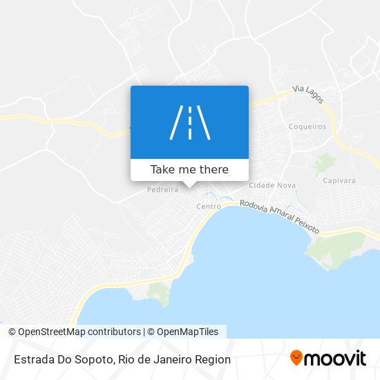 Estrada Do Sopoto map