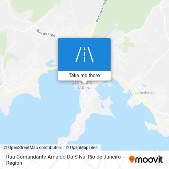 Rua Comandante Arnaldo Da Silva map