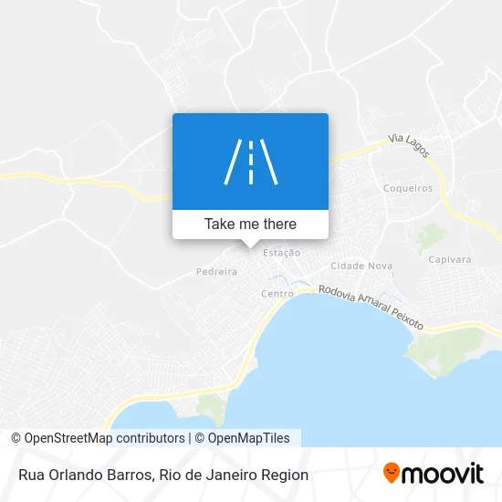 Rua Orlando Barros map