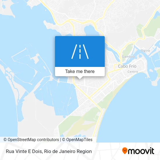 Rua Vinte E Dois map