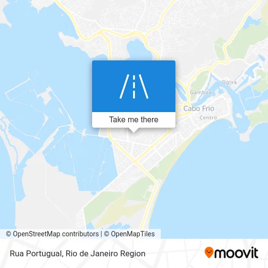 Rua Portugual map