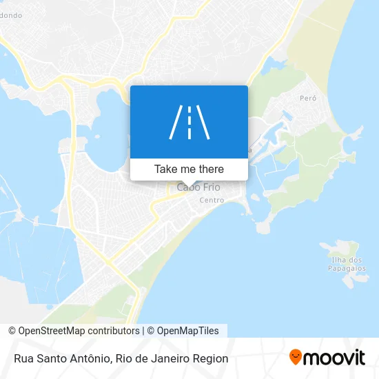 Rua Santo Antônio map