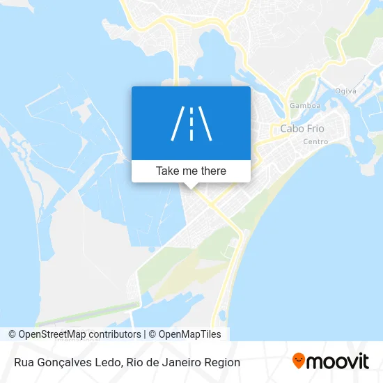 Rua Gonçalves Ledo map