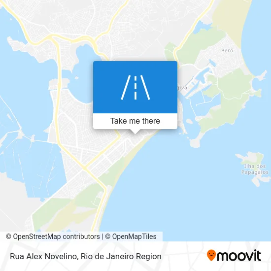 Rua Alex Novelino map