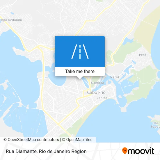 Rua Diamante map