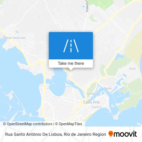 Rua Santo Antônio De Lisboa map
