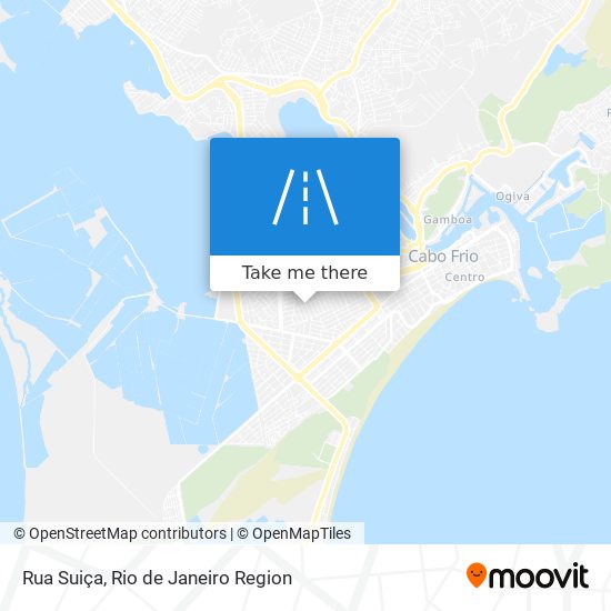 Mapa Rua Suiça