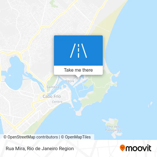 Rua Mira map
