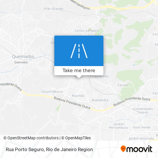 Mapa Rua Porto Seguro