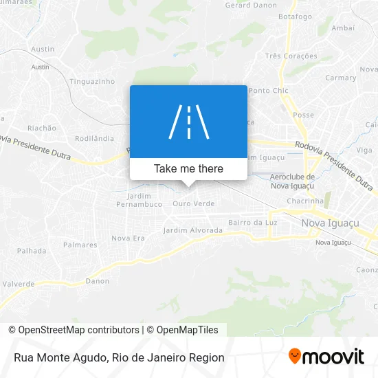 Rua Monte Agudo map