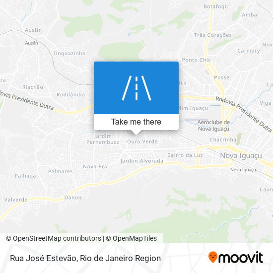 Rua José Estevão map