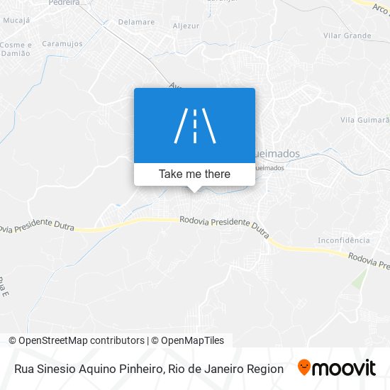 Rua Sinesio Aquino Pinheiro map