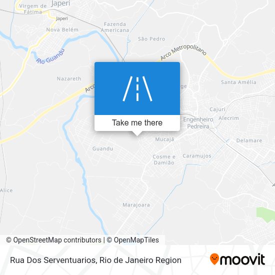 Rua Dos Serventuarios map