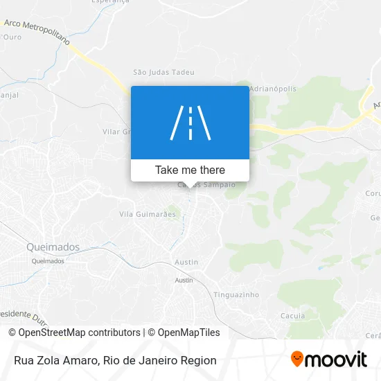 Rua Zola Amaro map