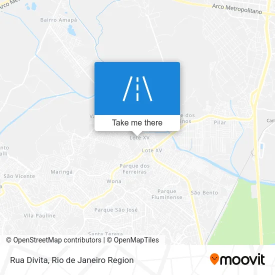 Rua Divita map