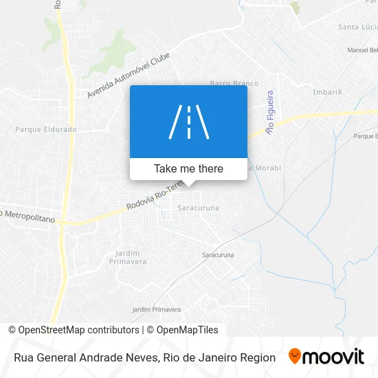Rua General Andrade Neves map