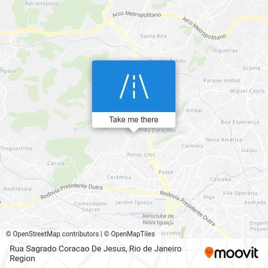 Rua Sagrado Coracao De Jesus map