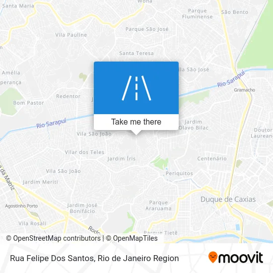 Rua Felipe Dos Santos map