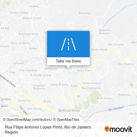 Rua Filipe Antonio Lopes Pinto map