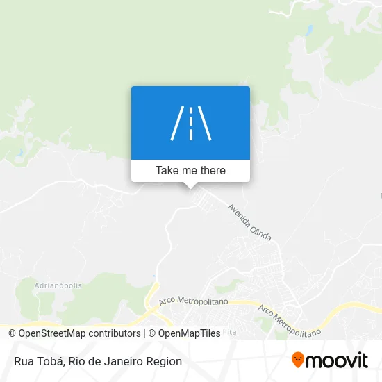 Rua Tobá map