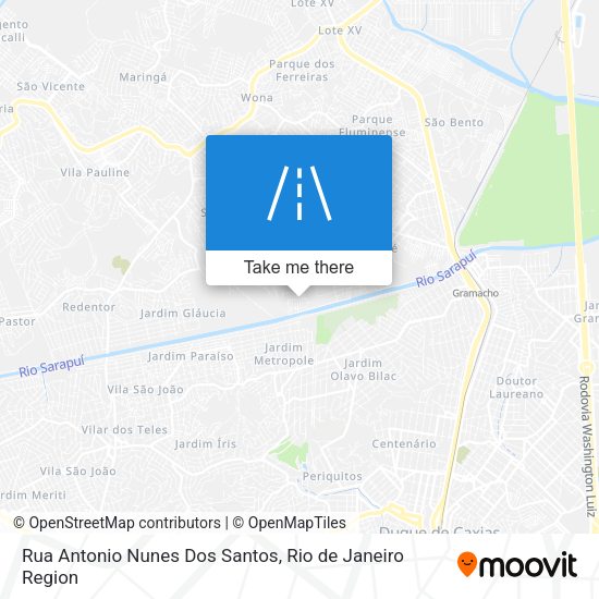 Rua Antonio Nunes Dos Santos map