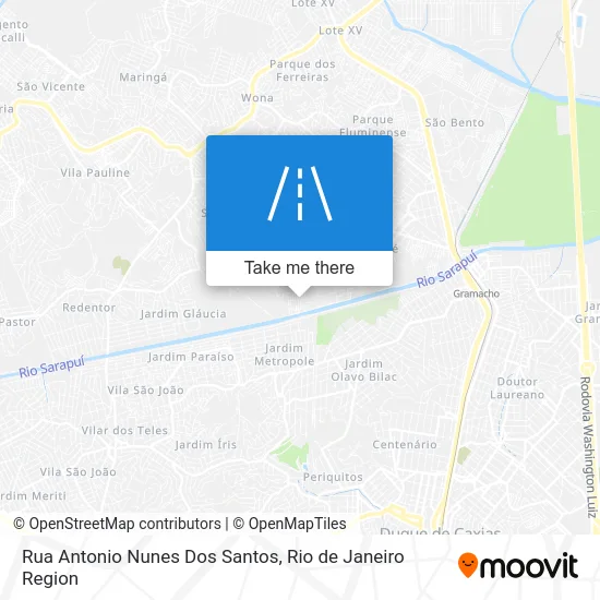Rua Antonio Nunes Dos Santos map