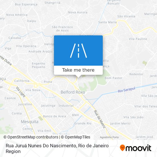 Mapa Rua Juruá Nunes Do Nascimento