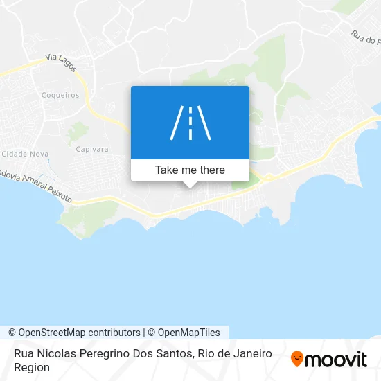 Rua Nicolas Peregrino Dos Santos map