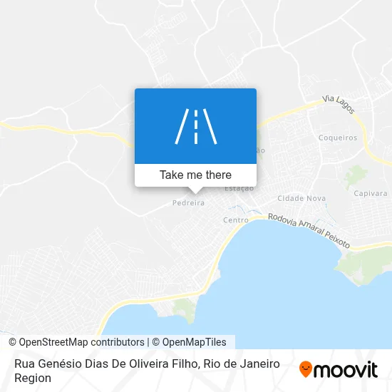 Rua Genésio Dias De Oliveira Filho map