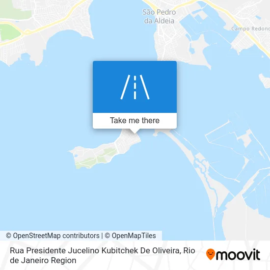 Rua Presidente Jucelino Kubitchek De Oliveira map