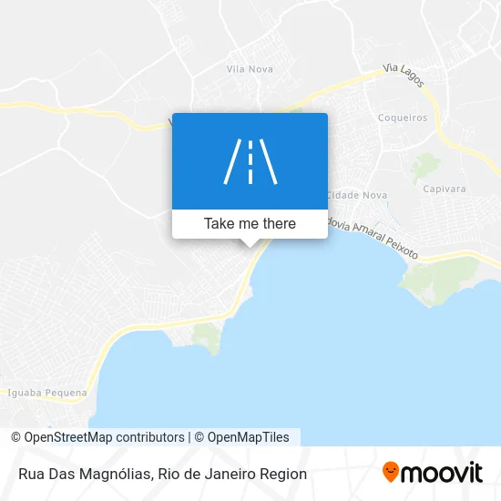 Rua Das Magnólias map